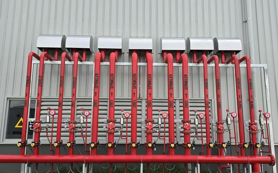Fire hose reel support for building project in UAE