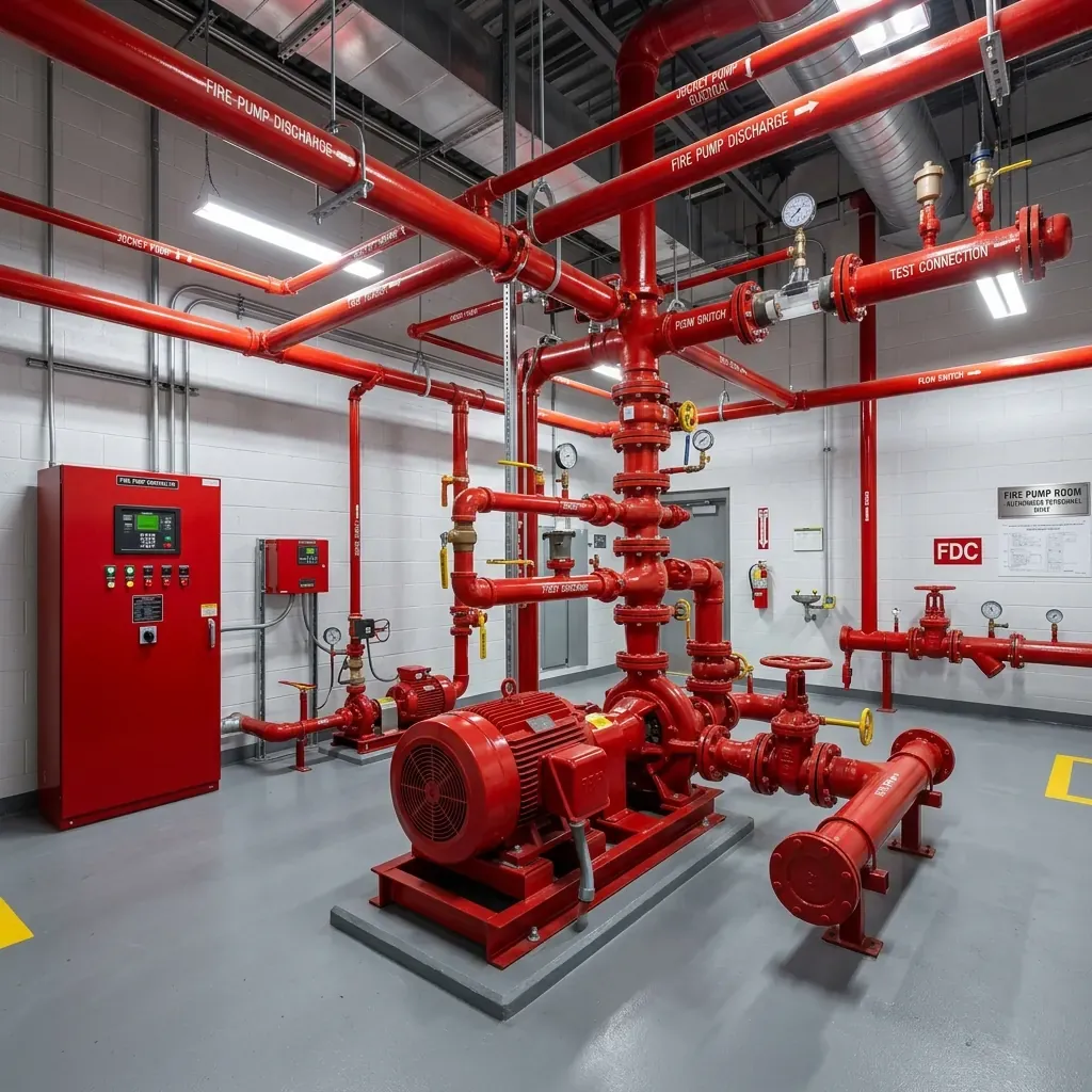 Fire pump system support for MEP project in UAE