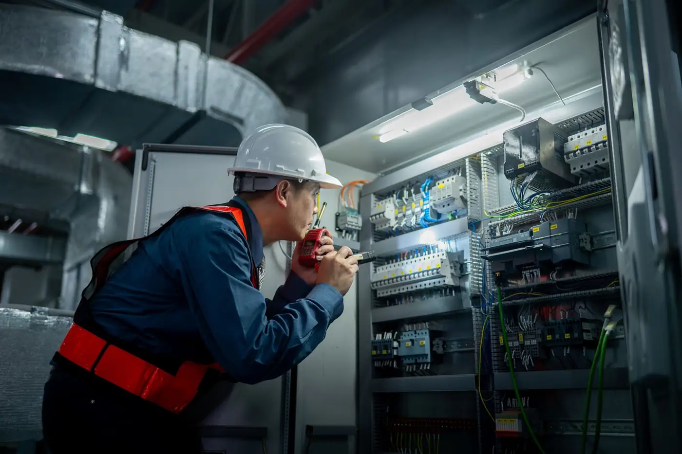 Industrial electrical panel assembly and wiring in Dubai Industrial City