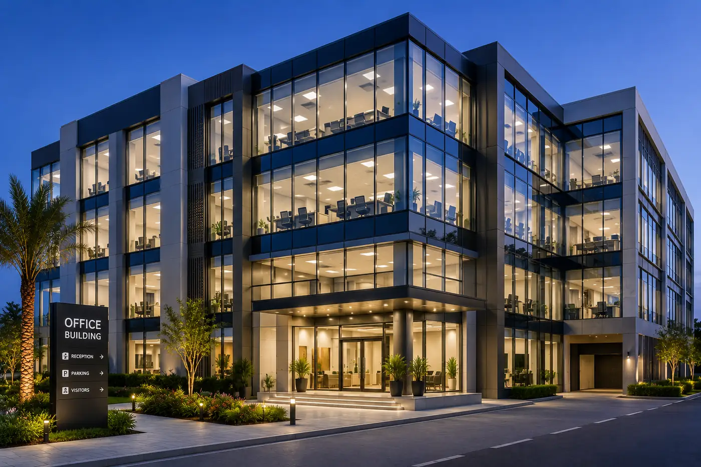 Commercial building MEP infrastructure project in Business Bay Dubai