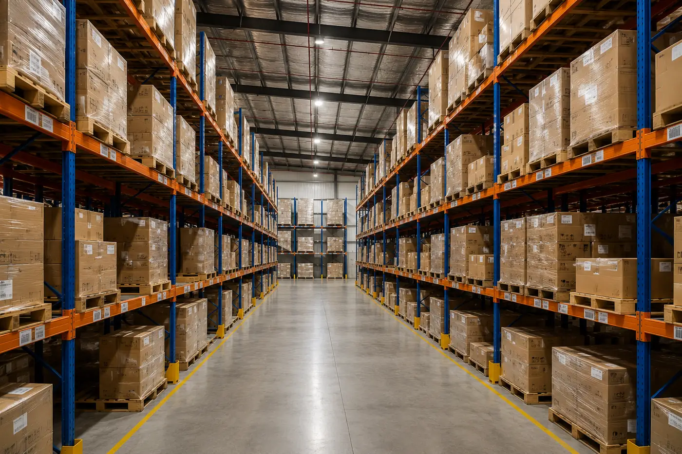 Warehouse power and ventilation MEP works in Dubai Industrial City